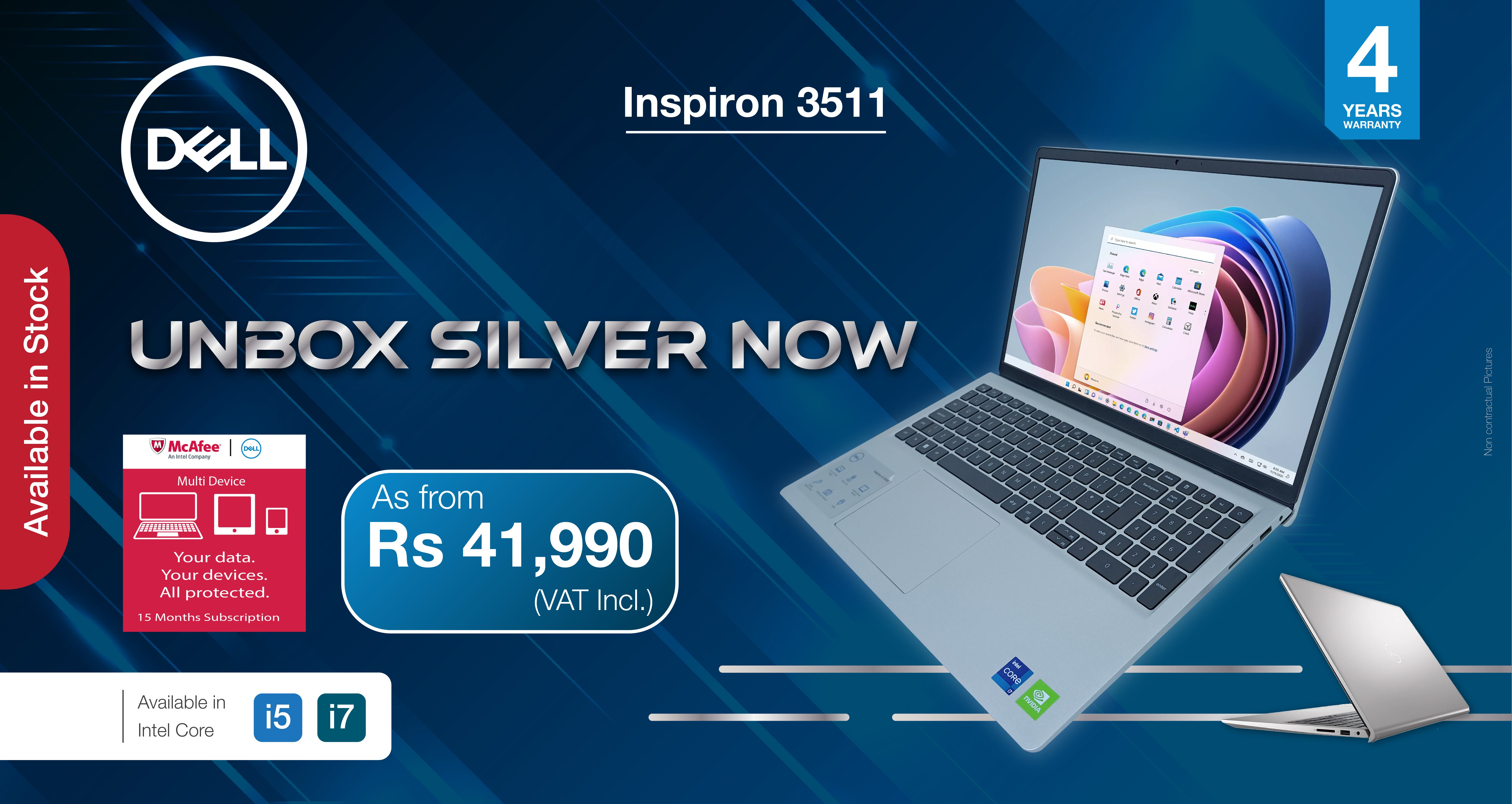 Dell - Silver Laptop Inspiron 3511